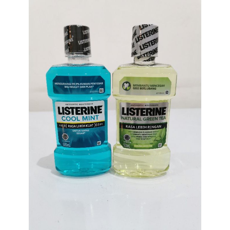 ANTISEPTIC MOUTHWASH LISTERINE GREEN TEA / COOL MINT 500ML/500ML