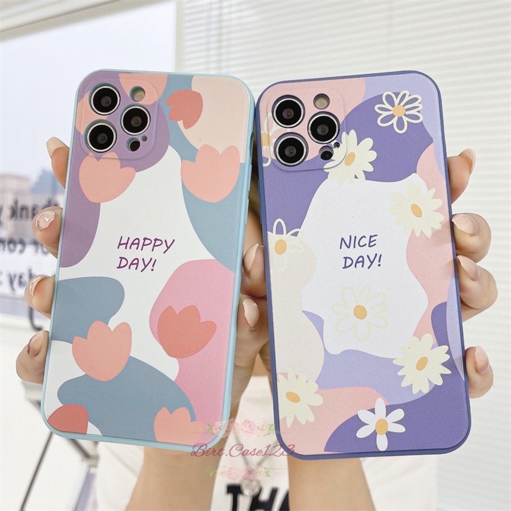 SOFTCASE MACARON PELINDUNG KAMERA CUSTOM GOOD DAY OPPO VIVO SAMSUNG REALME XIAOMI IPHONE INFINIX FOR ALL TYPE BC6560