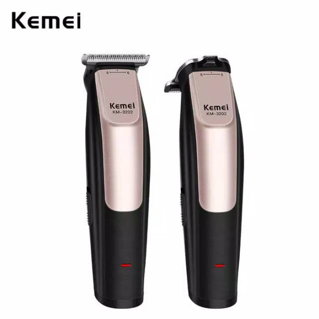 alat cukur 2 in 1 kemei profesional clipper modeling pangkas rambut ukir detailing km3202 km-3202