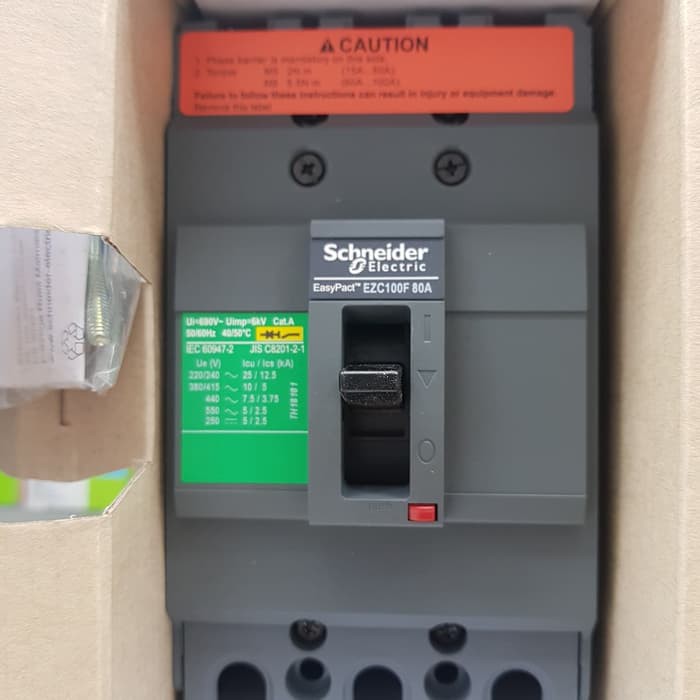 MCCB Schneider 80A seri EZC100F