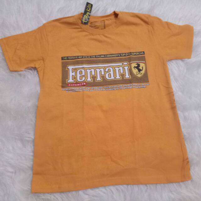 KAOS ANAK FERRARI PREMIUM