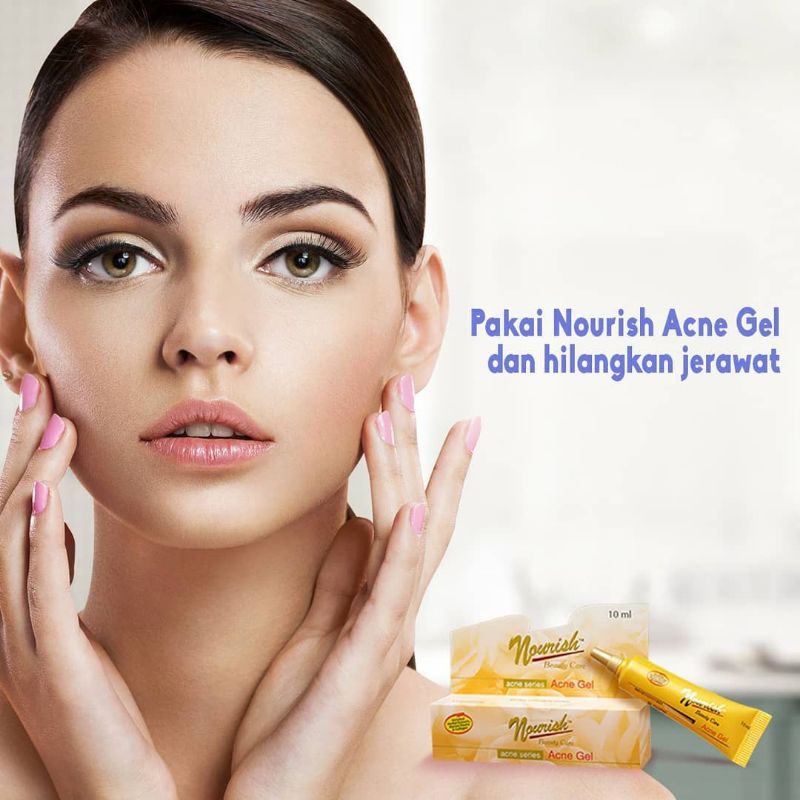 NOURISH ACNE GEL - KRIM PENGHILANG JERAWAT - NOURISH SKIN