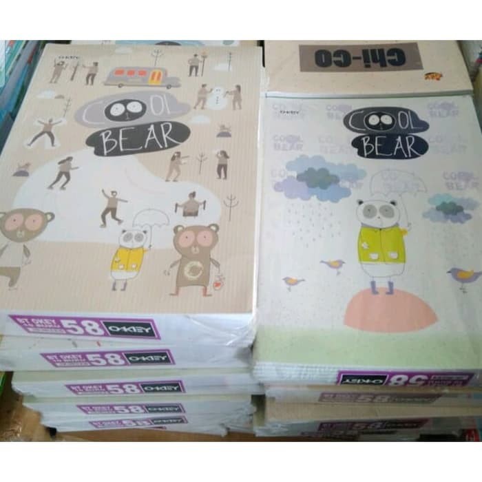 

Buku Tulis Okey Isi 58 per Pack Isi 10 Buku