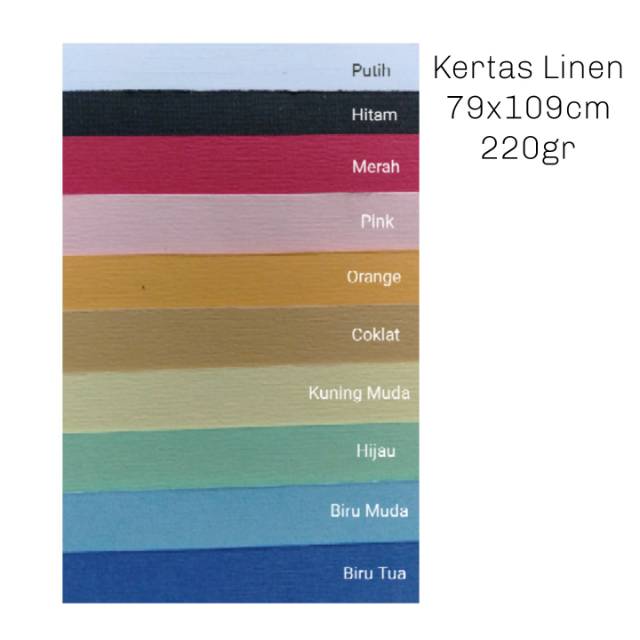 Kertas Linen Tebal 220gr Plano 79x109cm Shopee Indonesia Kertas Linen Tebal 220gr Plano 79x109cm Shopee Indonesia