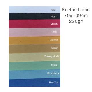  Kertas  Linen  Tebal 220gr Plano 79x109cm Shopee Indonesia