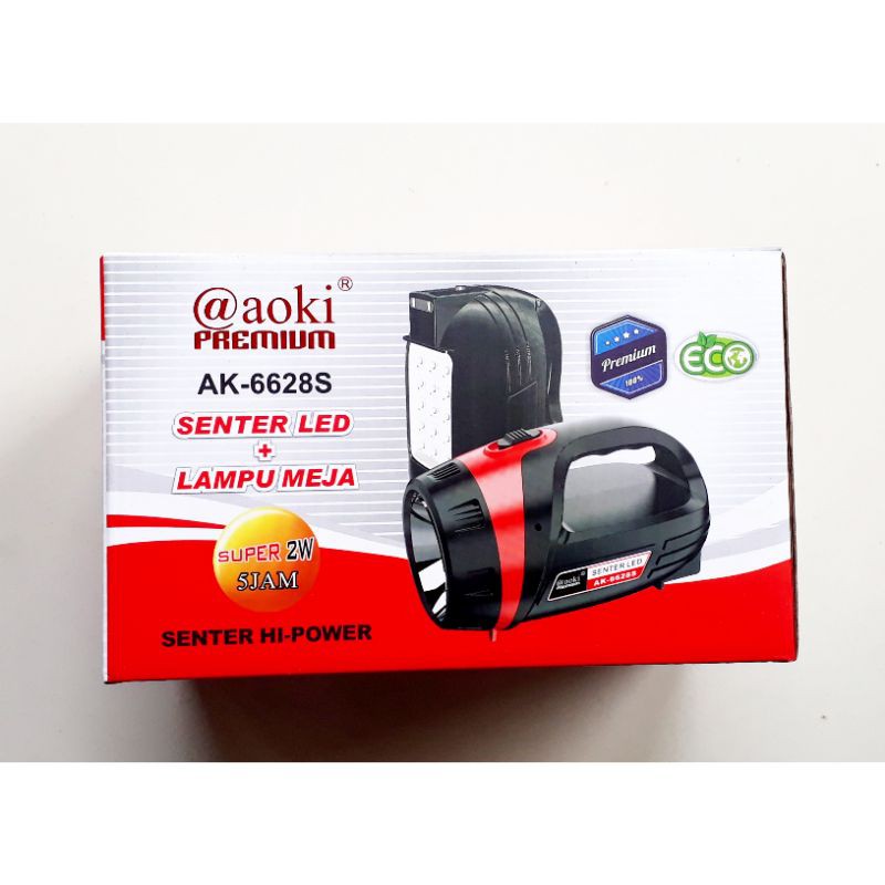 Senter cas led Senter led + emergency AOKI 6628