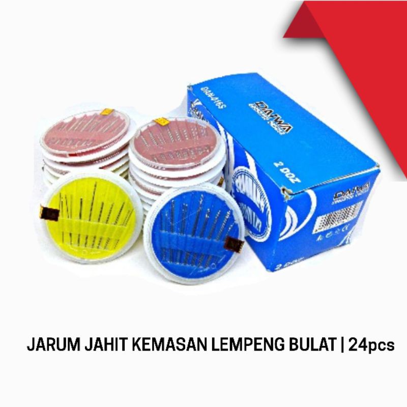 GPA Jarum Jahit (24Sachet ) Jarum Jahit Kemasan Mika bulat Grosir