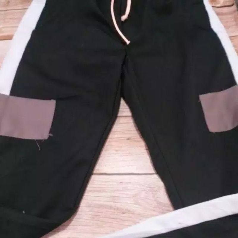 CELANA JOGGER SPORT DRILL KOREAN STYLE//JOGGER DRILL