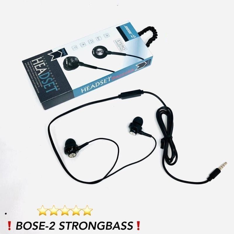 Headset Handsfree Earphone BOSE2 Extra Bass