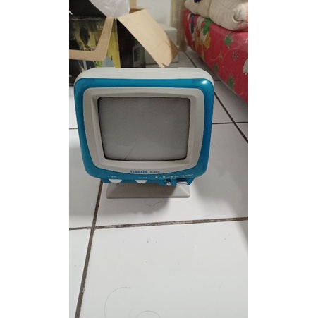 TV Mini TV Kecil Hitam Putih 5 Inch