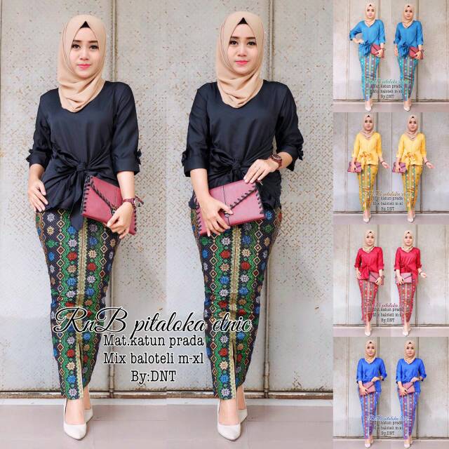 RnB Pitaloka etnic | SGH 149 muslim wanita pesta wanita fashion wanita murah wanita midi dress