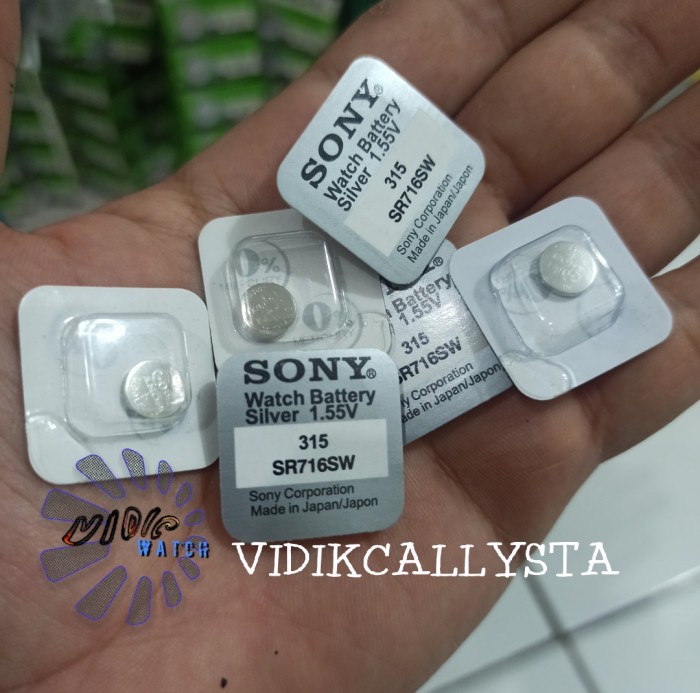 SONY 315 SP SR716 SR 716 BATREI BATRE BATERAI JAM TANGAN ORIGINAL