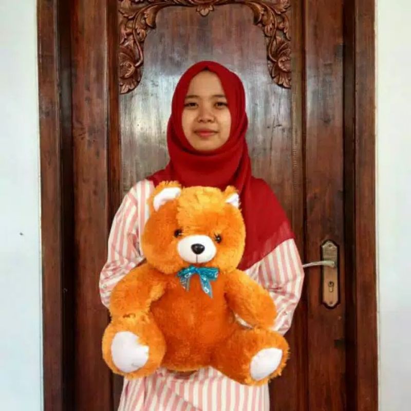 BONEKA TEDDY BEAR 40 CM LUCU / BONEKA BERUANG TEDDY TERMURAH TERLARIS SNI / BONEKA KUALITAS PREMIUM