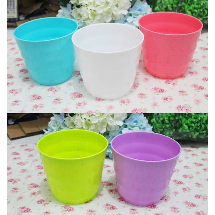 pot vas bunga plastik / bunga hias / artificial shabby chic BESAR