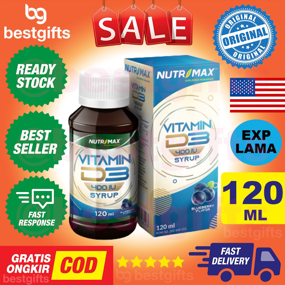 NUTRIMAX VITAMIN D3 SYRUP VIT D 120 ML