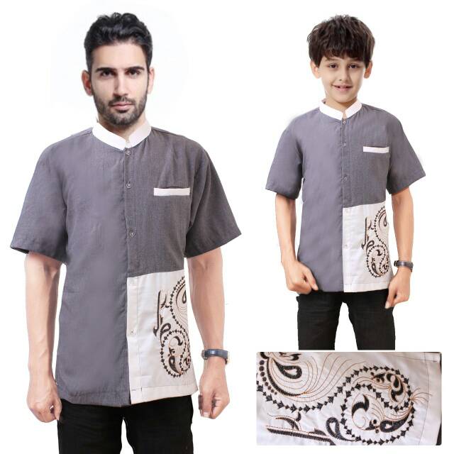 SALE Couple baju koko bapak anak baju muslim lengan pendek kriswanto
