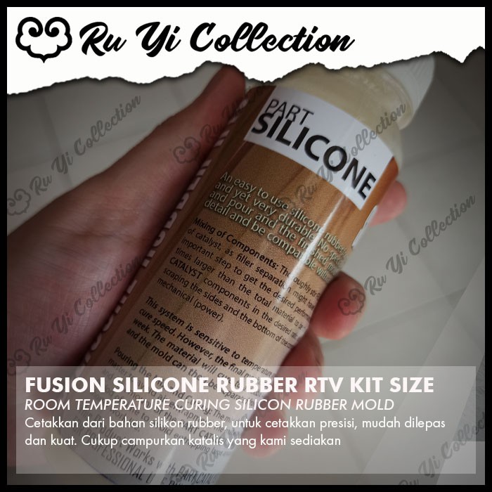 Silicone Rubber rtv bahan buat bikin cetakkan 250gr