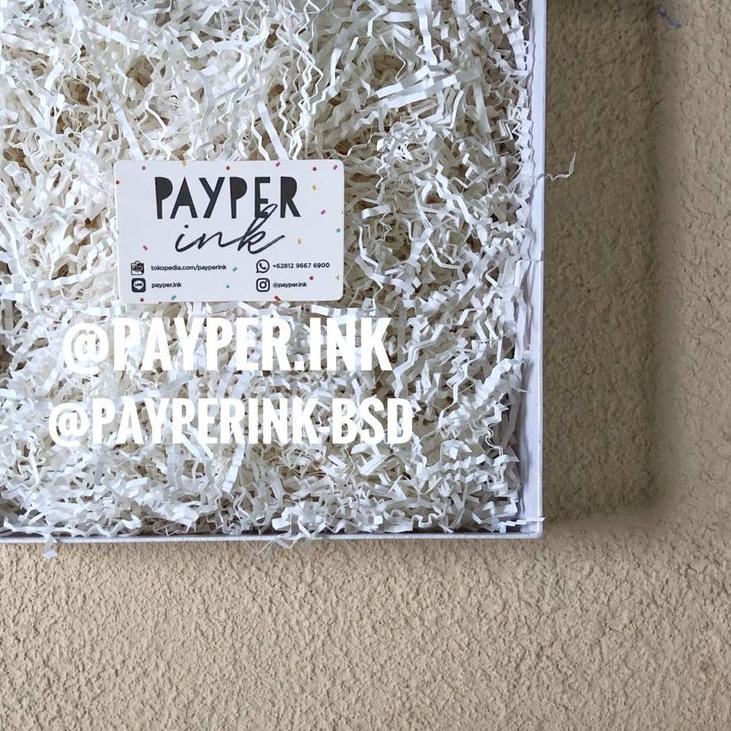 

➳ Shredded Paper / Premium Matte / Ivory White 150 g / crinkle cut ۩