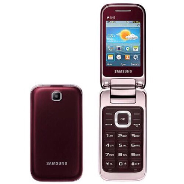 COD Hp Jadul Samsung C3592 Dual Sim Handphone Samsung C 3592 NEW HP MURAH  BAHASA INDONESIA-1