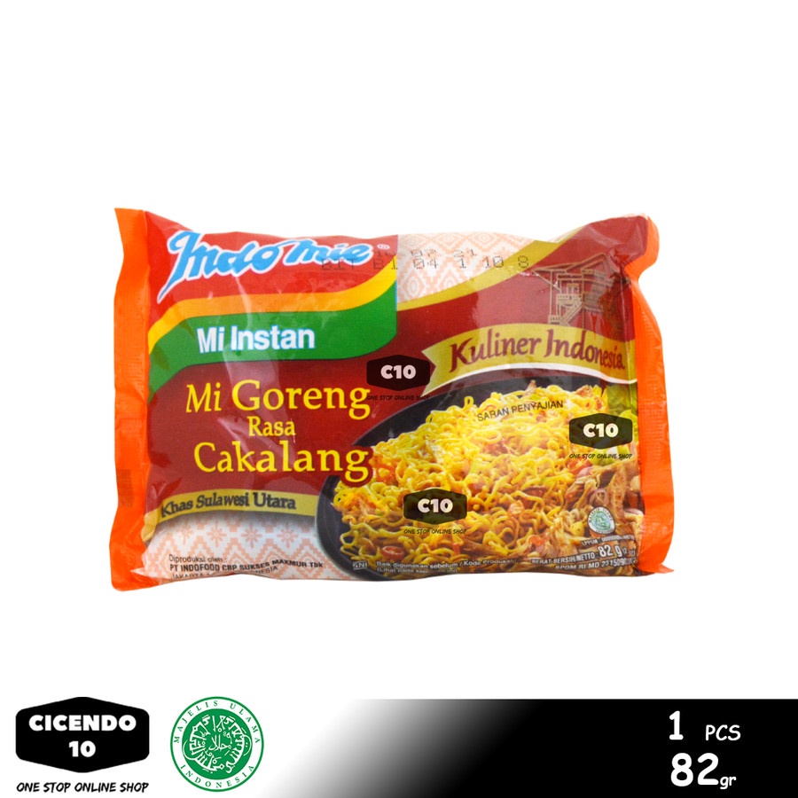 

ECER Indomie Kuliner Mi Cakalang Goreng Mie Instan Halal - 82gr