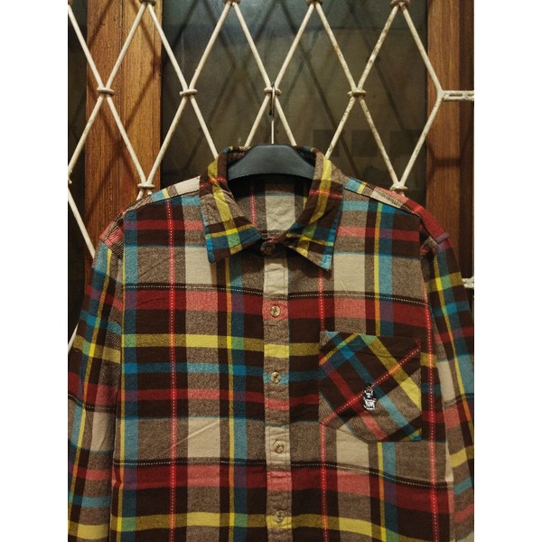 kemeja flannel teenie weenie second original L kemeja casual pria wanita unisex