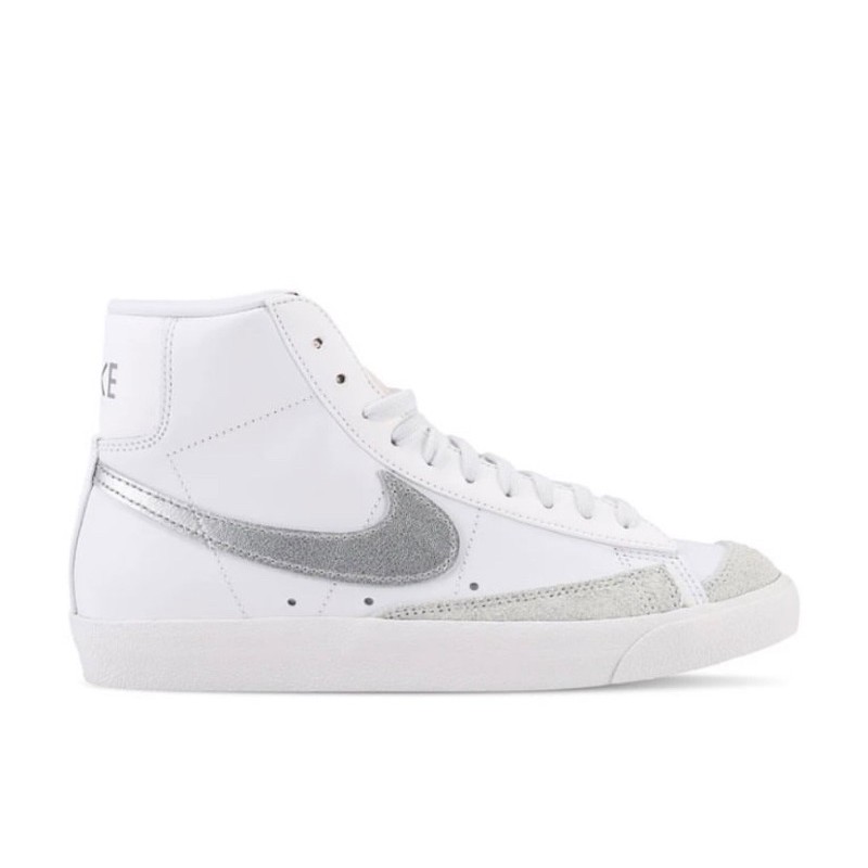 nike blazers silver