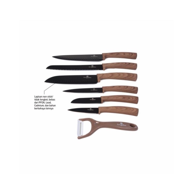 Berlinger Haus 7pcs Knife Set Forest Line