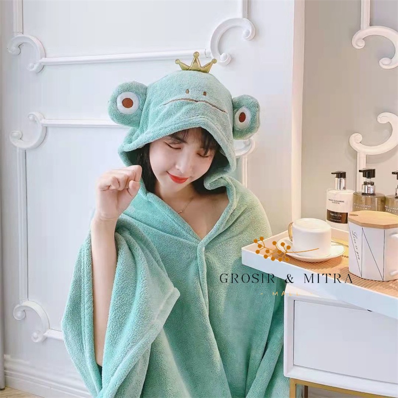 Selimut Bayi 2 in 1 Multifungsi Handuk Unisex Selimut Blanket Selimut Hoodie Double Fleece Bulu Perlangkapan Kamar Mandi Lembut Selimut Anak 3D Hoodie Tudung Ponco