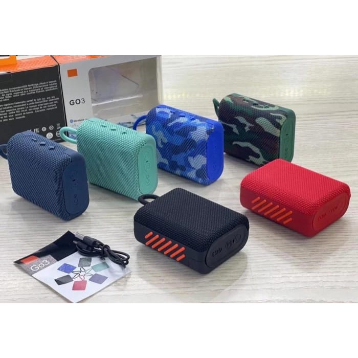 MINI SPEAKER AUDIO BLUETOOTH GO 3 PENDENGAR MUSIK PORTABLE MINI BOX WIRELESS