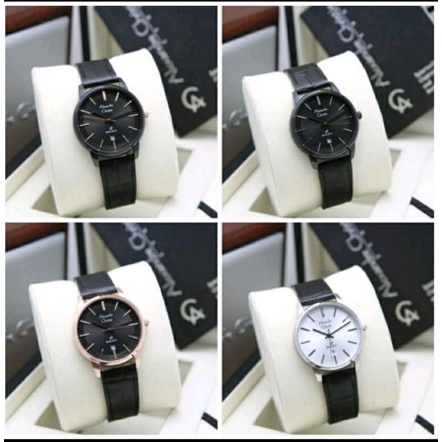 Original Jam tangan wanita Alexandre Christie Ac 1030/ ac1030 tali kulit
