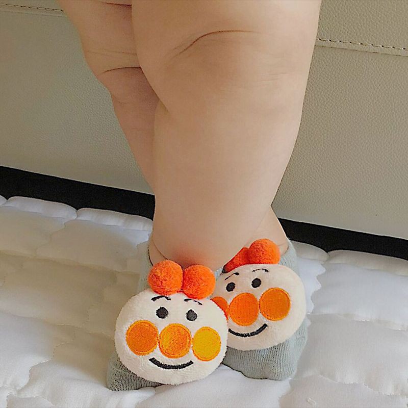 Topprice (1) COD Kaos Kaki Boneka Anak Bayi 3D Lucu Karakter Kaoskaki Motif Unik Socks Kids BB09