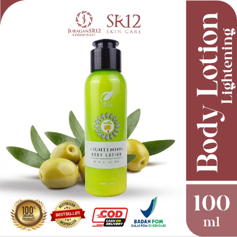 LIGHTENING BODY LOTION SR12 / LOTION PENCERAH / ANTI UV / SPF 30+++