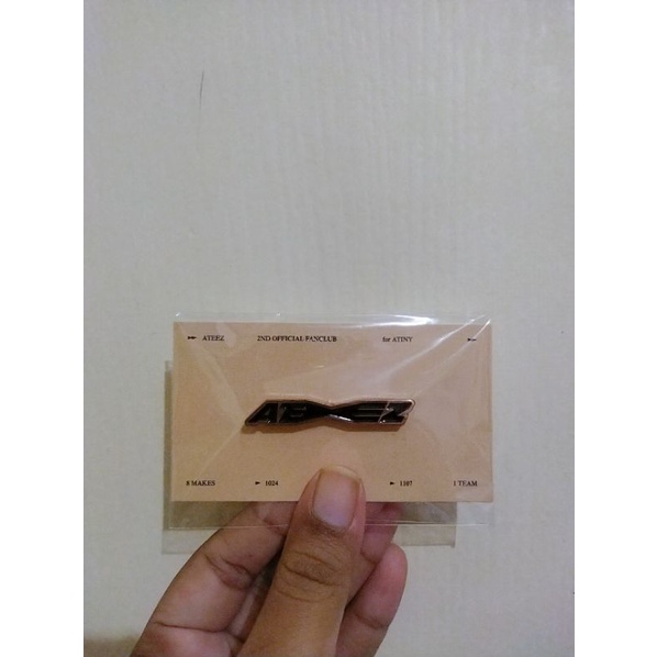 (BOOKED) OFFICIAL NAMETAG 2nd FANKIT ATEEZ