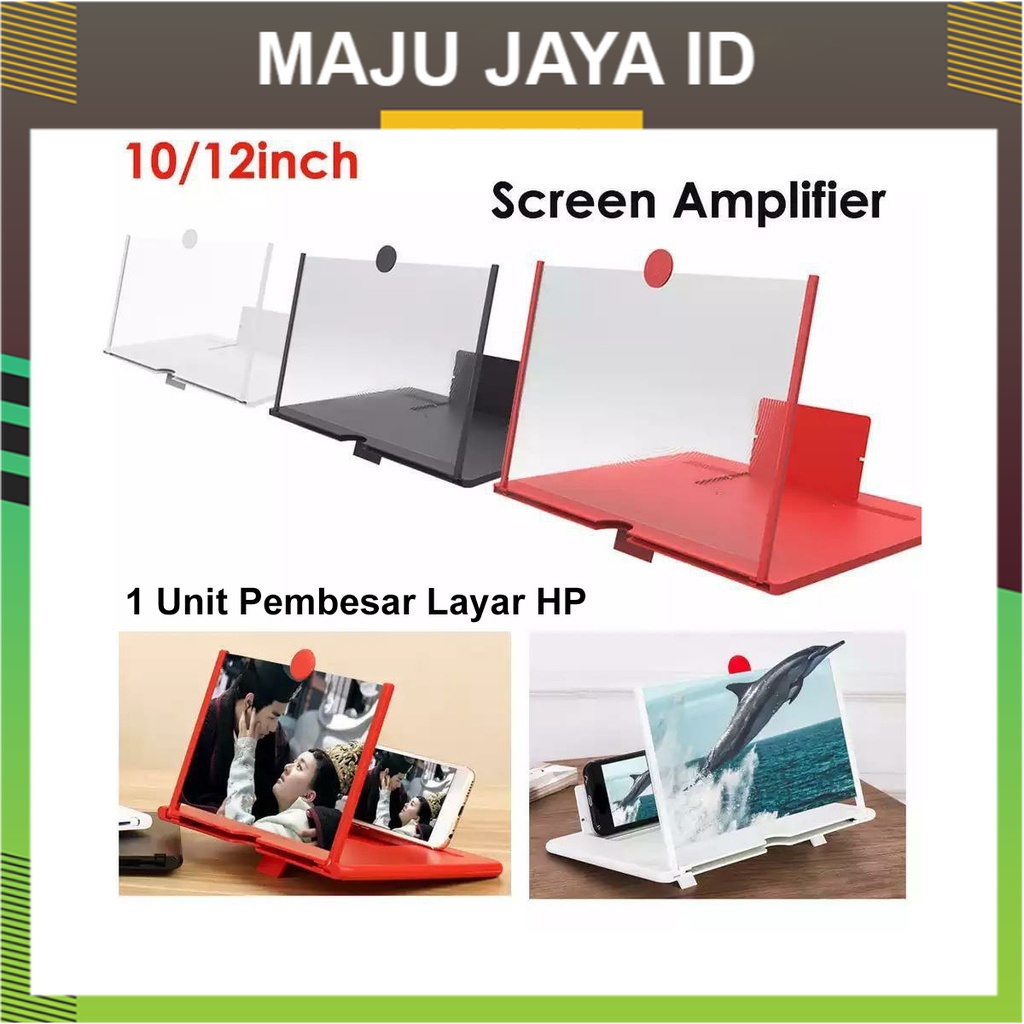 Layar Pembesar Handphone 3D Lipat 12 inch Kaca Pembesar F3 / Kaca Pembesar Layar Hp / Layar Proyekto