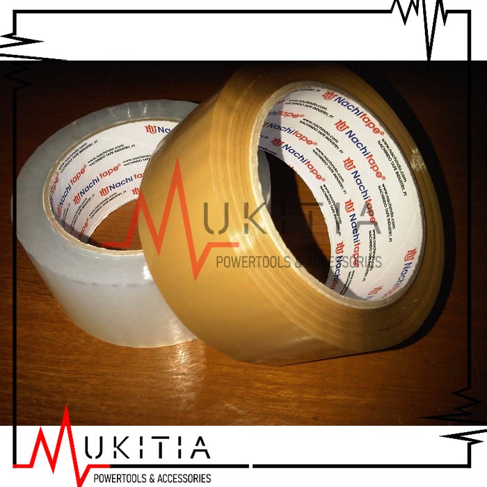 

Lakban Solasi Isolasi Coklat Bening Nachi Tape