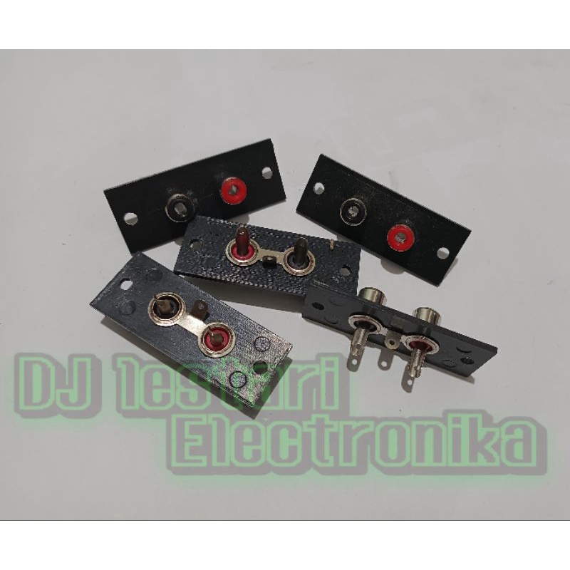 Soket RCA 2 pin/soket input output/soket RCA dua pin/soket audio