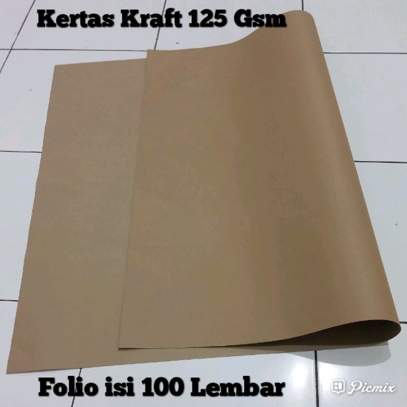 

Kertas Samson Kraft 125gsm F4 isi 100 Lembar
