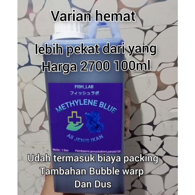 methylene blue 1 liter / methylene blue / metylene blue / metylene blue 1 liter / obat biru / obat ikan