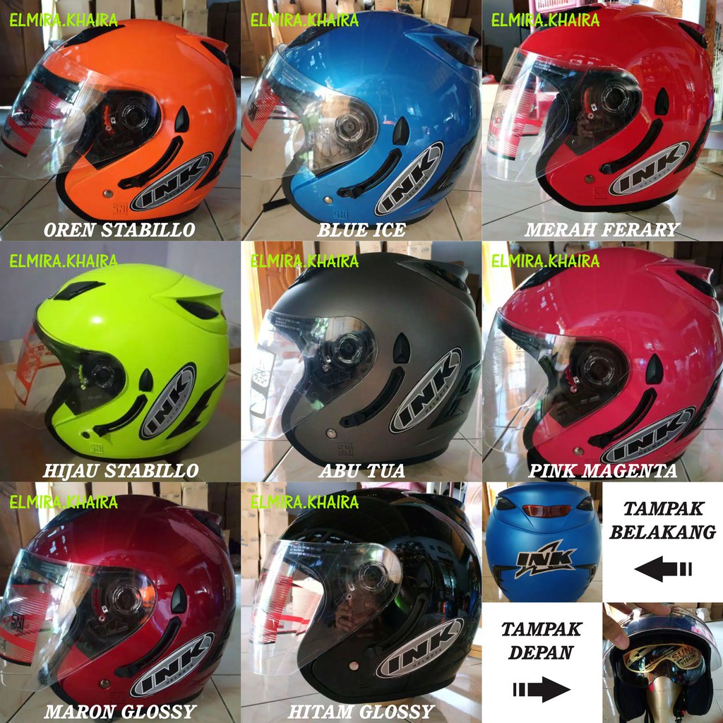 HELM INK KW CENTRO DOUBLE VISOR