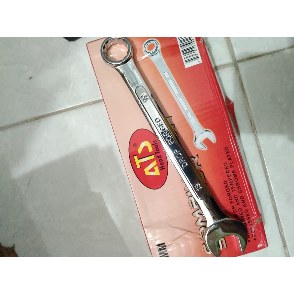 ATS Kunci Ring Pas 19 mm Kunci Kombinasi 19mm Combination wrench