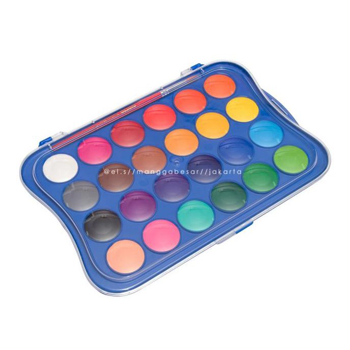 

GIOTTO ACQUERELLI 24 WARNA ( WATER COLOR CAKE / CAT AIR )