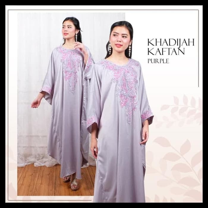 Terlaris Khadijah Kaftan Satin Wanita / Kaftan Pesta / Kaftan Wanita  ER-589