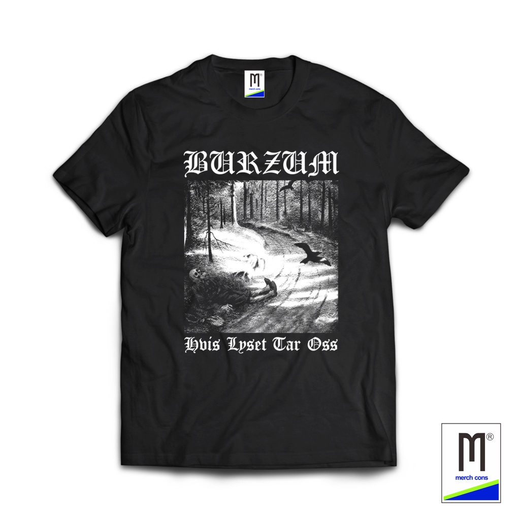 tshirt band burzum hitam kaos band kaos murah