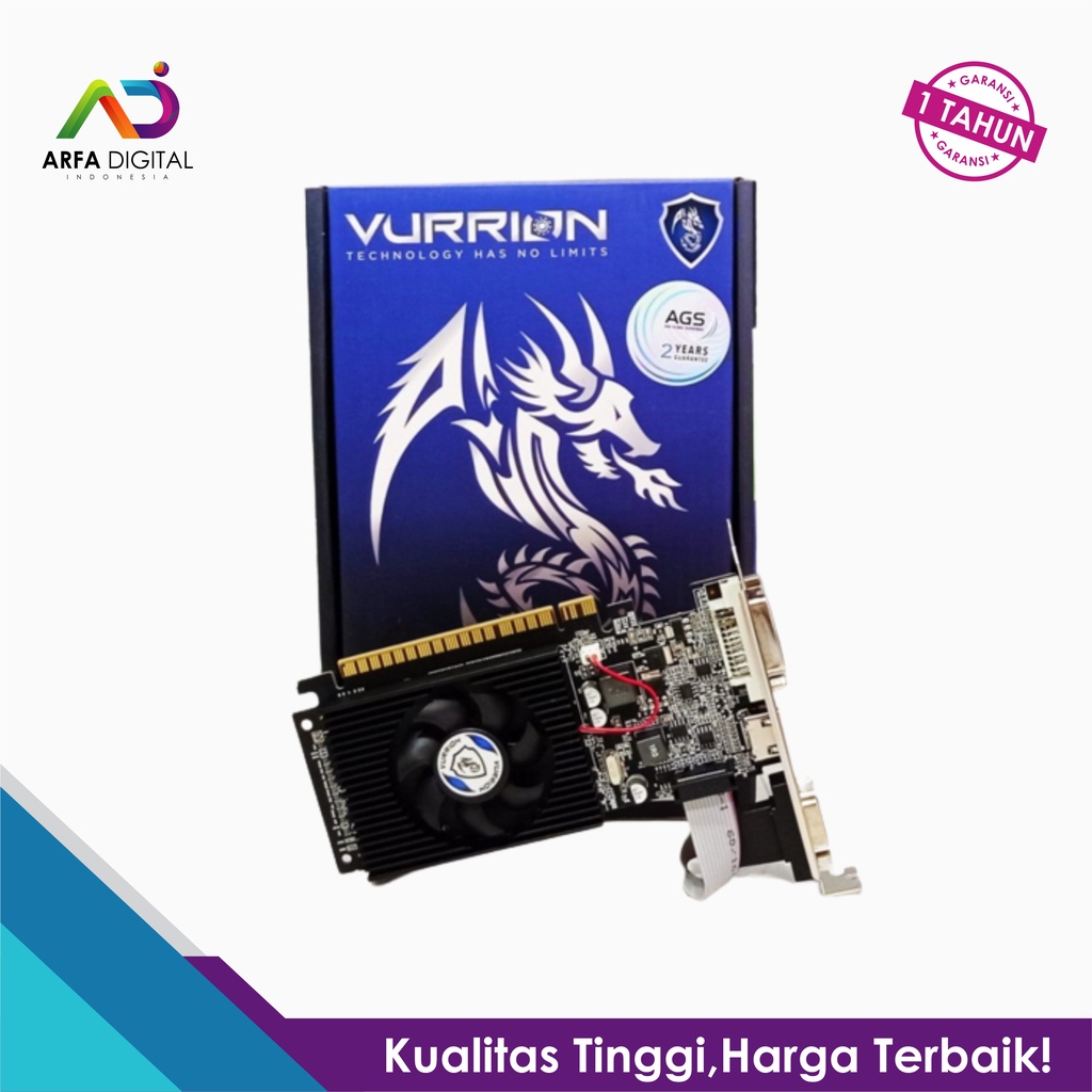 VGA VURRION GT 710 DDR3 2GB 64BIT GAMING VGA ORI