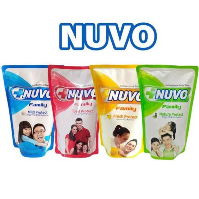 NUVO Body Wash 400ml/450ml All Varian