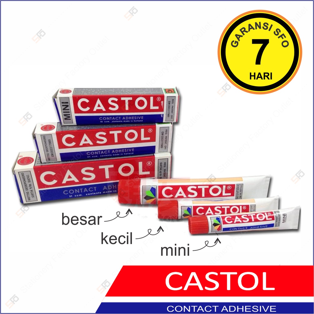 

Lem Castol Contact Adhesive Tube Mini 14cc