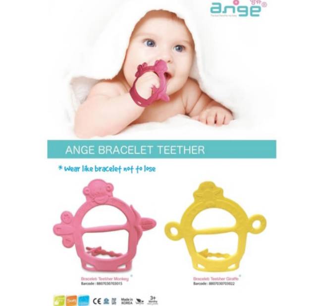 ANGE Bracelet Tetheer Gigitan Bayi Berbentuk Gelang