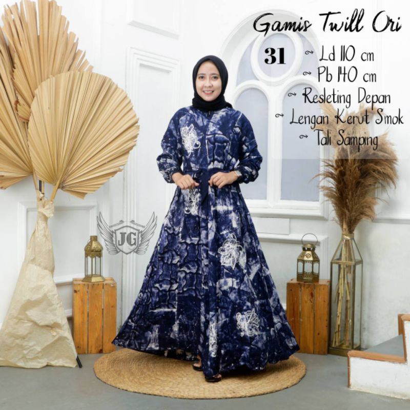GAMIS TWILL TERBARU 2021 | GAMIS TWILL ORI ASLI PEKALONGAN