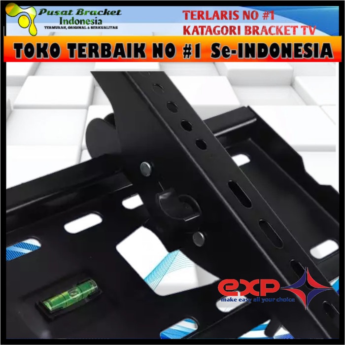 Bracket TV KHUSUS SHARP 42&quot; s/d 55&quot; waterpass GARANSI 100% COCOK!