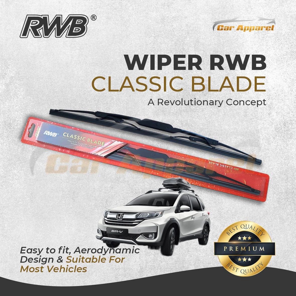 Wiper RWB Classic Honda brv / Windshield Honda brv Classic RWB